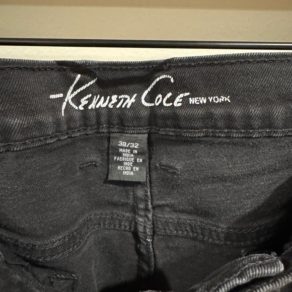 Men’s Kenneth Cole New York Black Jeans 38/32 - Picture 6 of 8